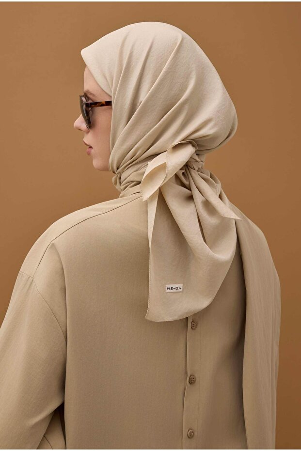 Soft Kraş Eşarp Nude - 5