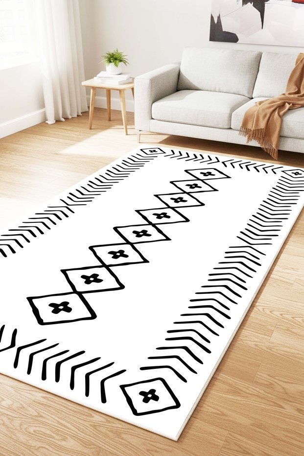 Digital Print Washable Non-Slip Sole Living Room Rug Kitchen Rug Runner Rug and Bath Mat