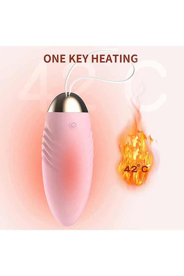 Vibrator with wireless remote control, 10 vibration modes, with heating function - 3