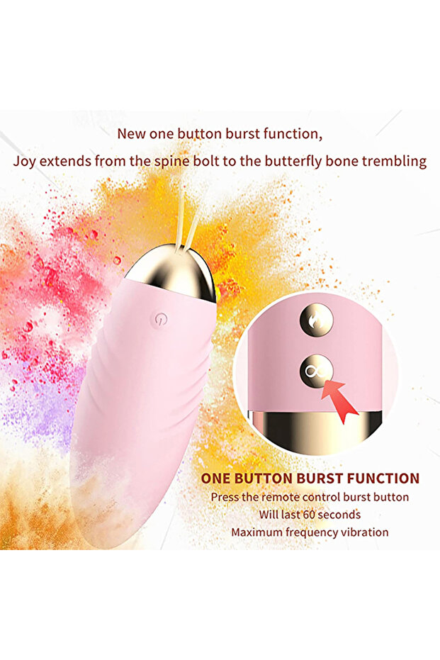 Vibrator with wireless remote control, 10 vibration modes, with heating function - 6