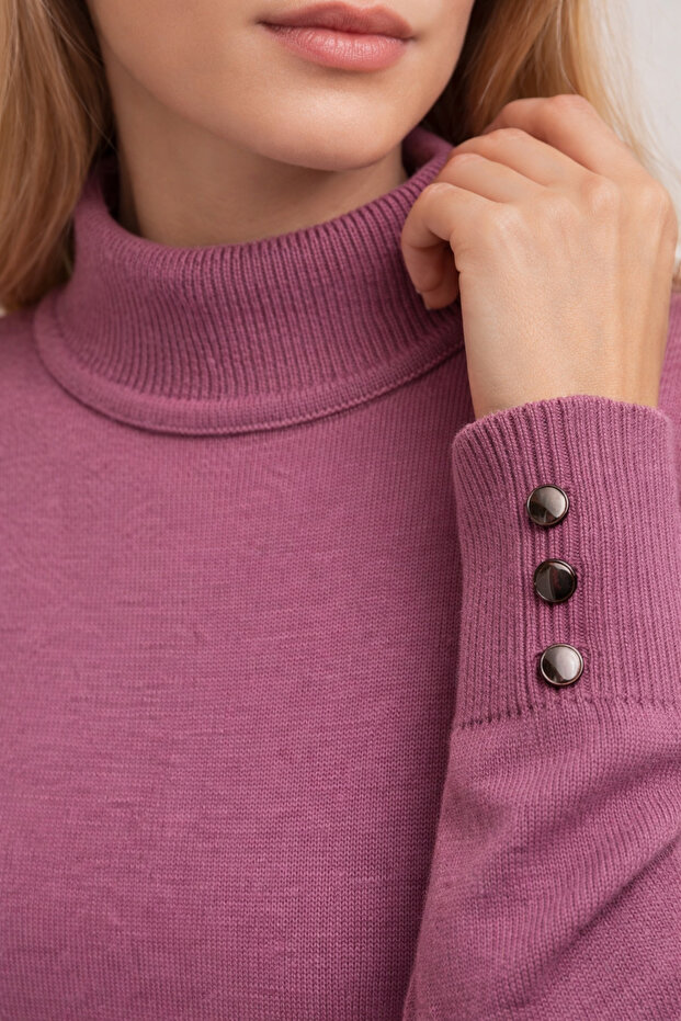 Basic Triko Bluz - 3