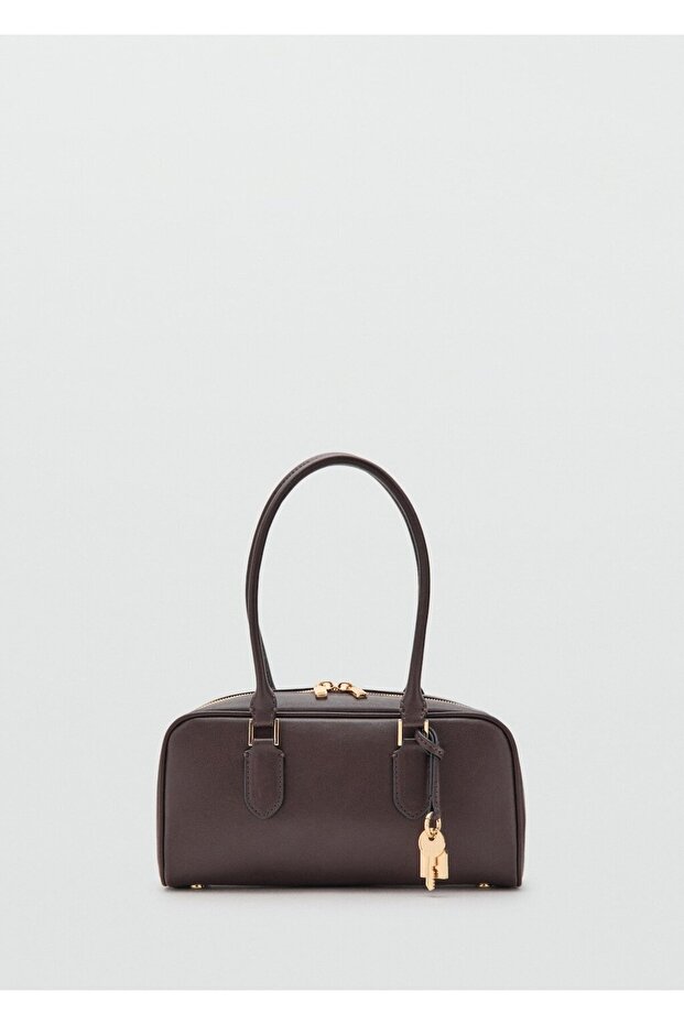 Deri görünümlü bowling çanta - 3