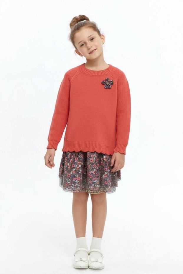 Girl's Dress 3-7 Years 4111