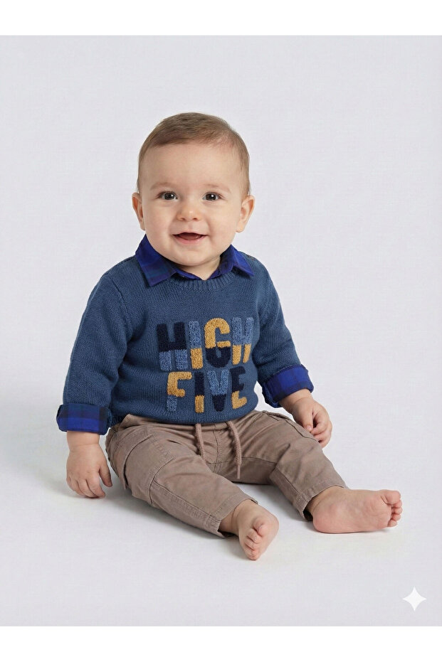 Boy's 3-Piece Bottom and Top Set 6-36 Months 2519