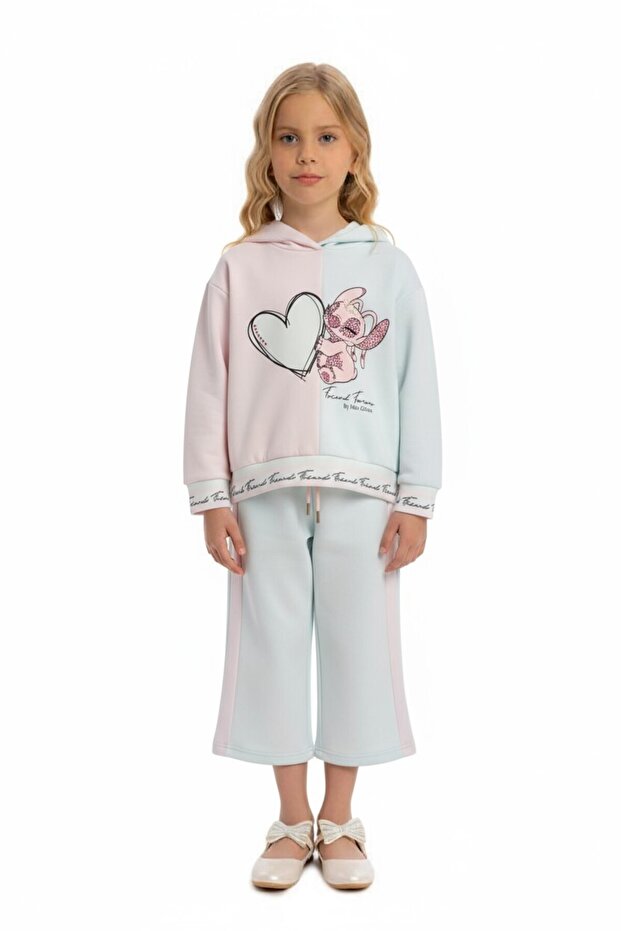 Girl's Tracksuit Set 4-8 Years Old 7233