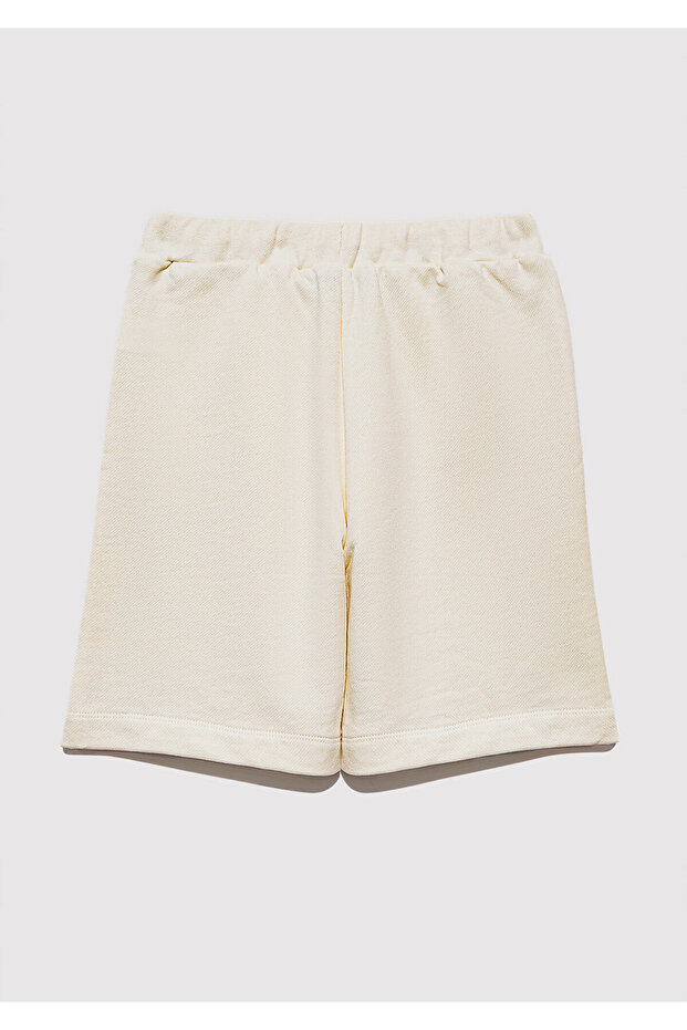 Future Baskılı Ekru Şort 6410011-70055 - 3
