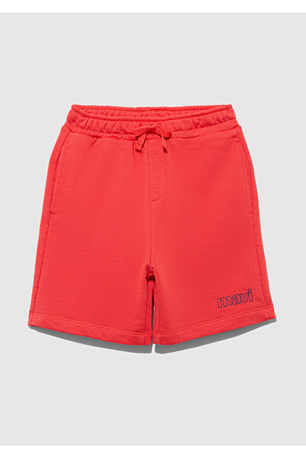 Baskılı Pembe Şort 6410008-71107 - 3