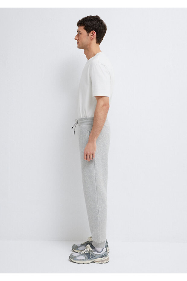 Gri Basic Eşofman Altı 066907-33397 - 4