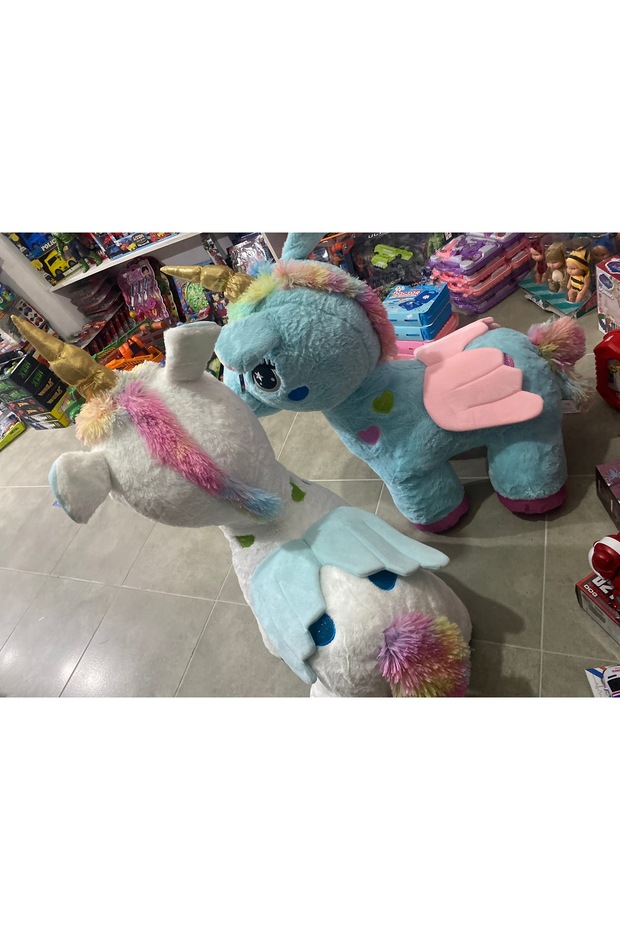 Dev unicorn peluş - 5