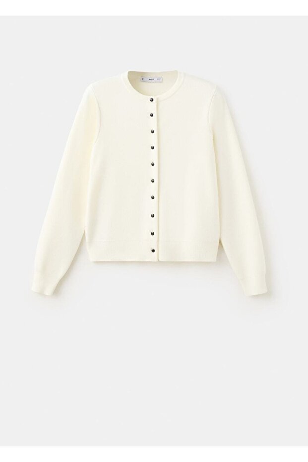 Triko düğmeli hırka - 3