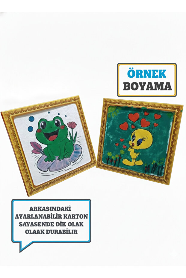 Boyama Seti Boya ve Fırça Dahil Set - 6