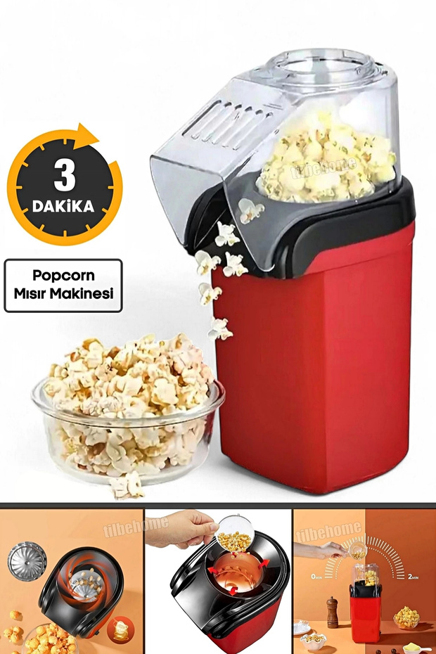 Popcorn Corn Machine Oil-Free Popcorn Machine Electric Hot Air Practical Corn Machine