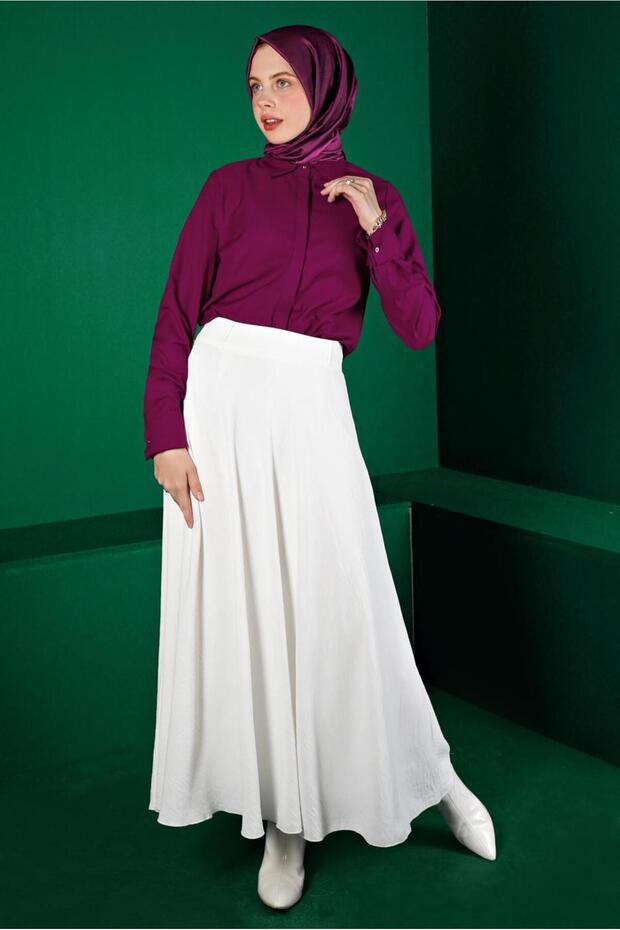 Hidden Button Blouse 43373 - 2