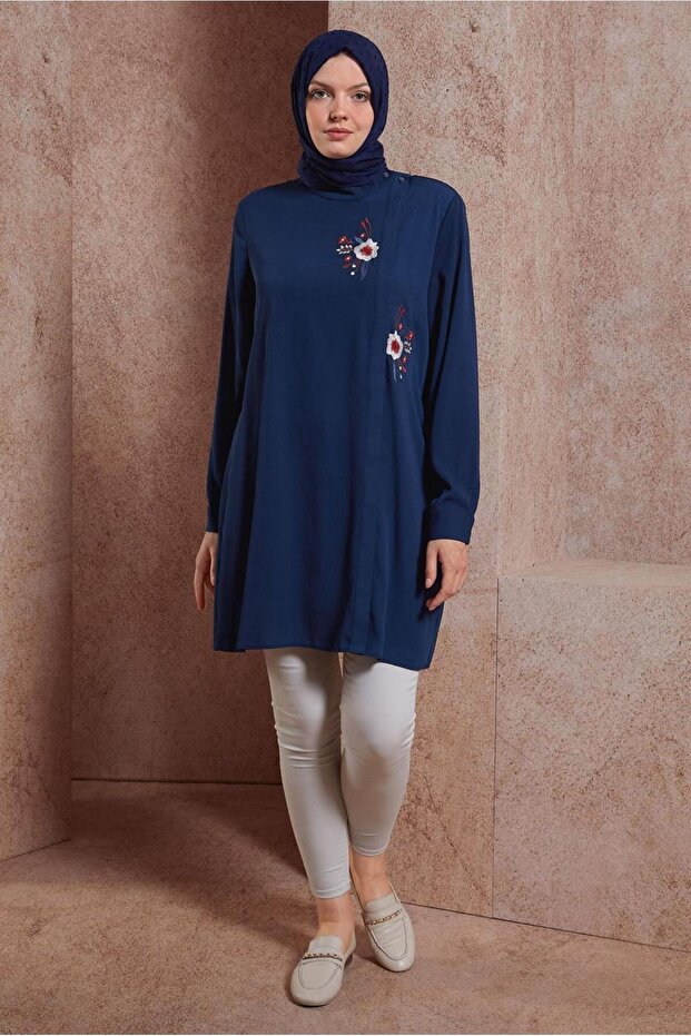 موديل 20247 تونيك منقوش بالزهور - 2