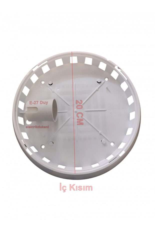 Mini Trend Glop Armatür E-27 Beyaz - 2