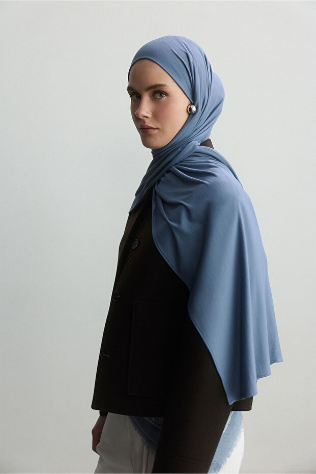 İNDİGO BAMBU PENYE ŞAL - 5