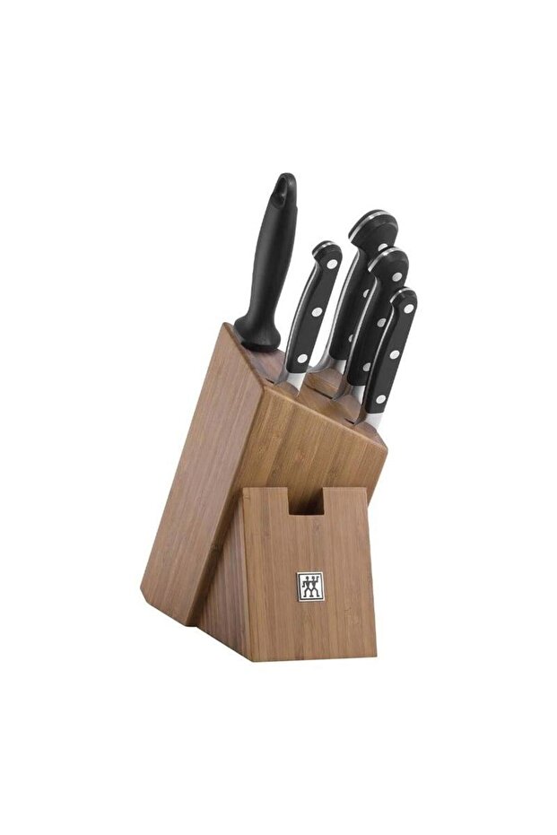 Bambu Bloklu Bıçak Seti 6 Parça - 1