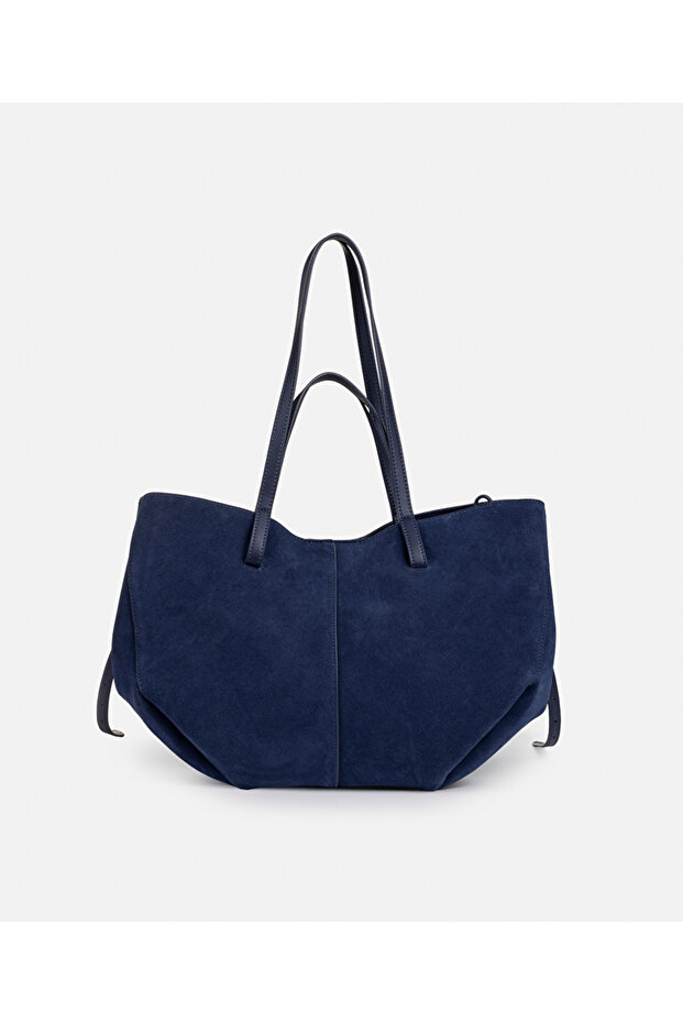 Boho versatile süet çanta - 1