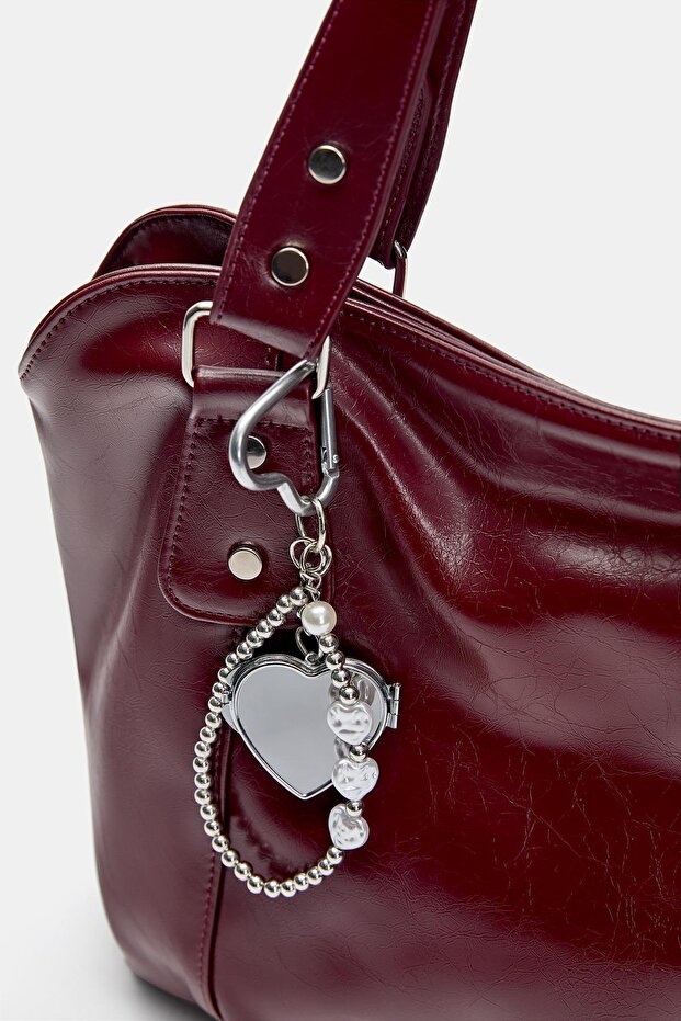 Süsleme detaylı shopper çanta - 5