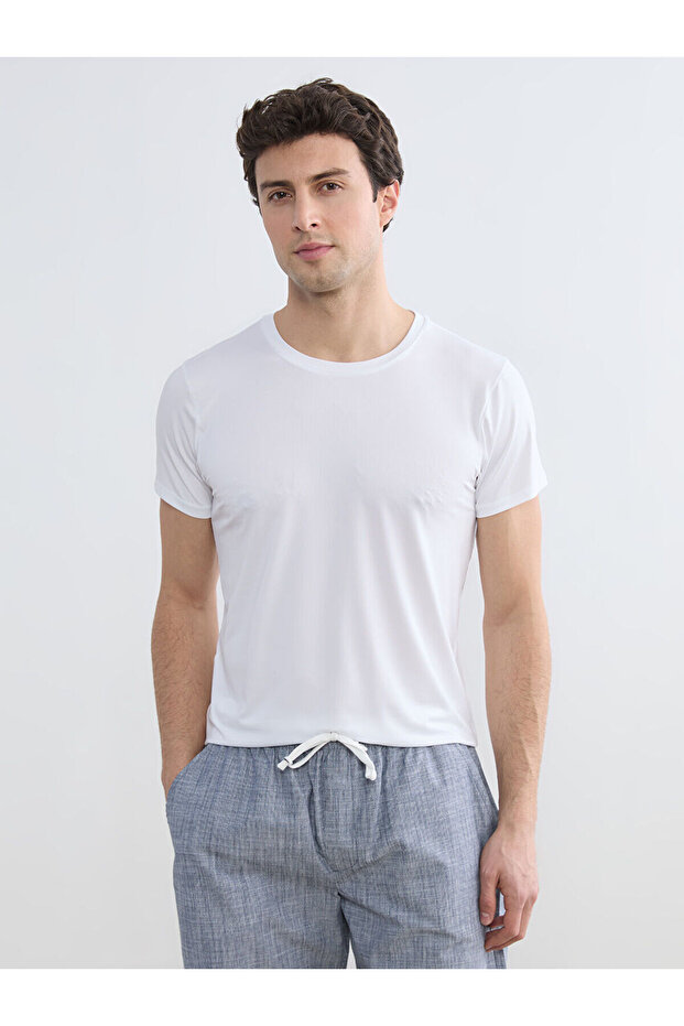 Ozmarka New Season Crew Neck Men's Underwear Undershirt