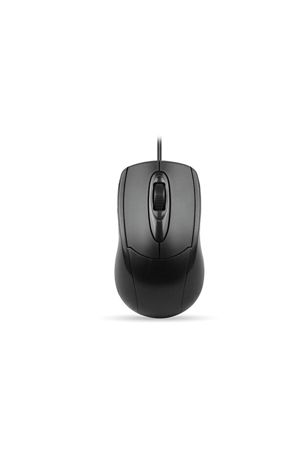 SM-163B 1,8m KABLOLU USB MOUSE,SİYAH - 1