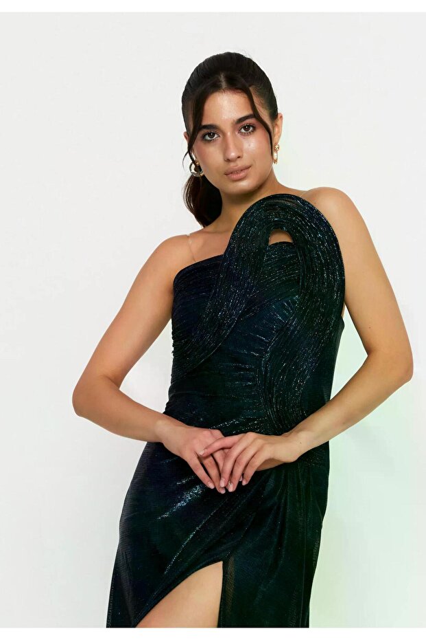 6035SIM SİMLİ ELBİSE - 4