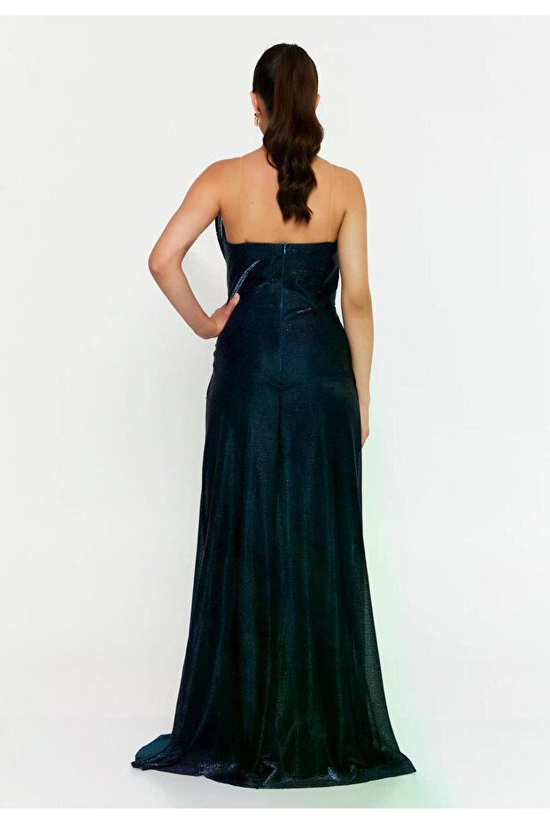 6035SIM SİMLİ ELBİSE - 2