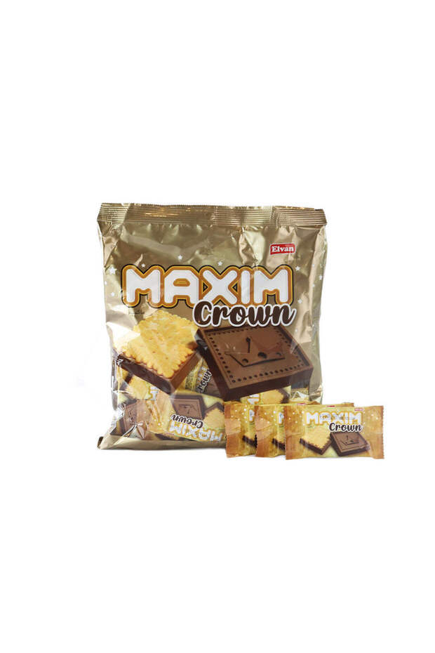 Elvan Maxim Crown Kakaolu Bisküvi 275 Gram (1 Paket)