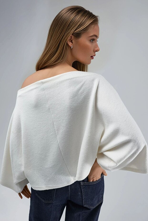 BUSEM Rahat Kesim Örme Bluz - 3