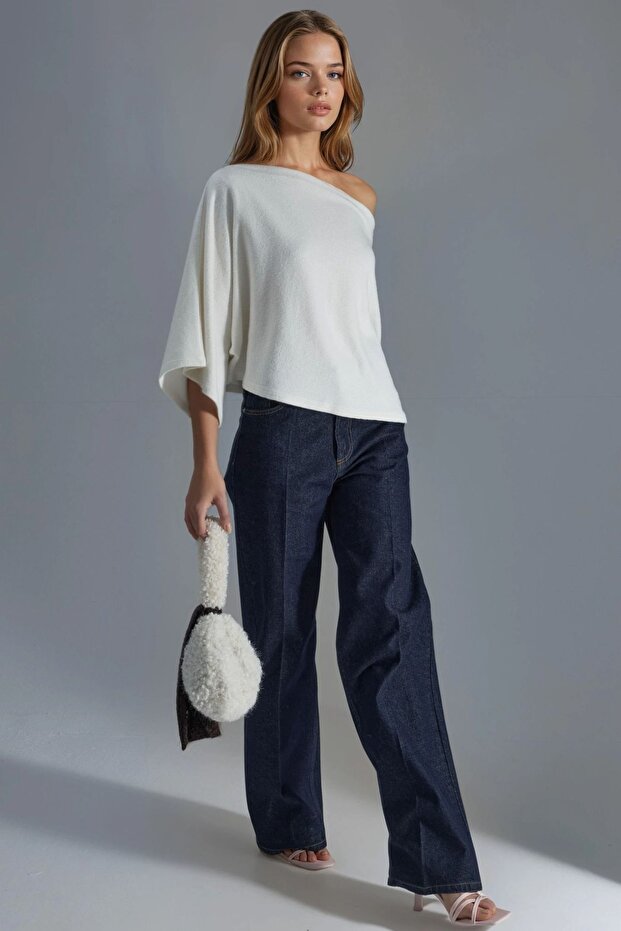 BUSEM Rahat Kesim Örme Bluz - 4