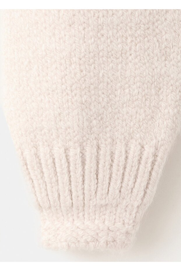 Triko düğmeli hırka - 5