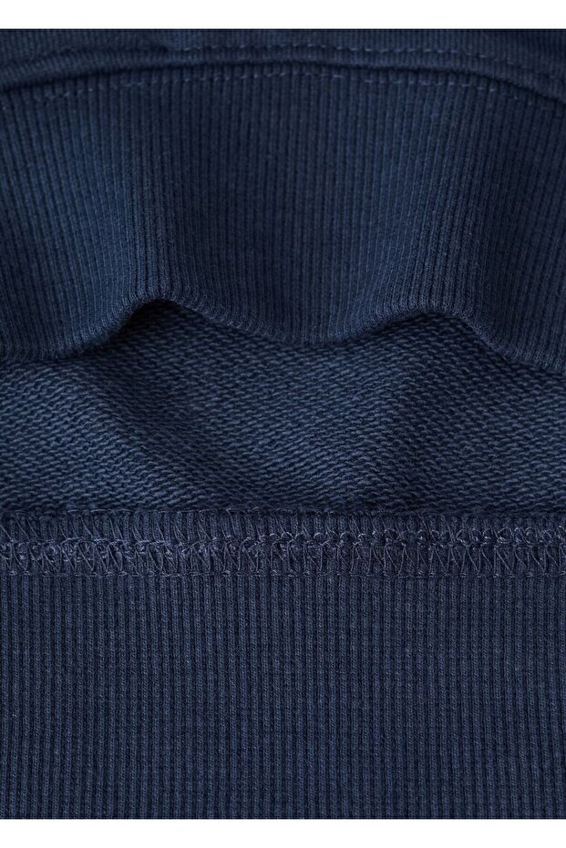 Desenli pamuklu sweatshirt - 6