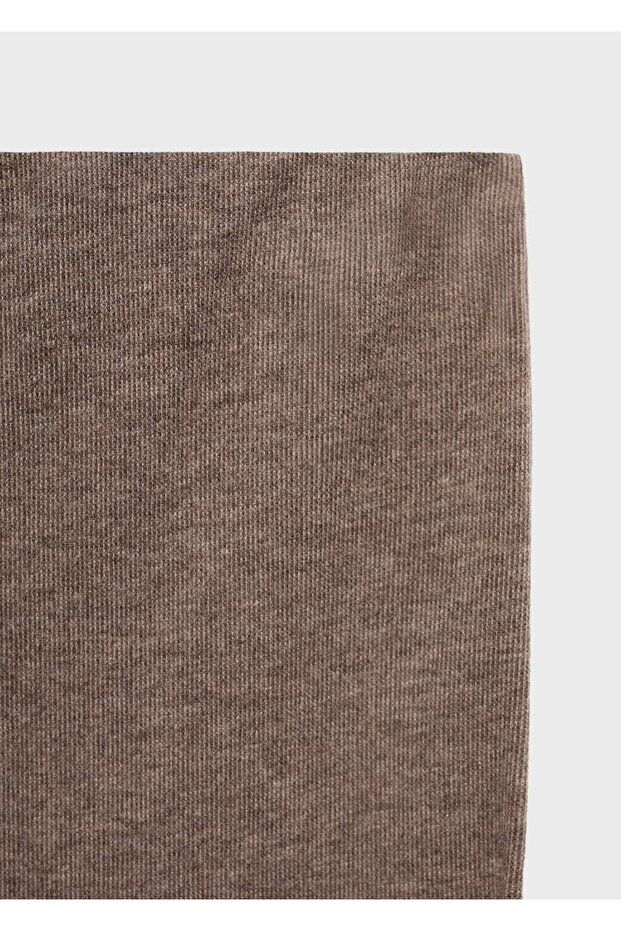 Beli lastikli triko pantolon - 5