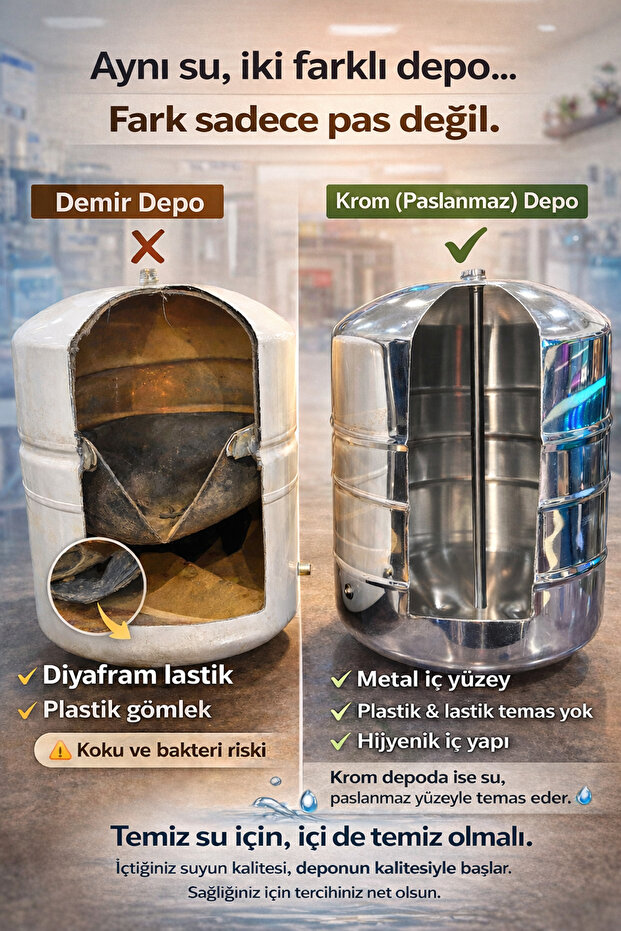 Krom su arıtma deposu - 5