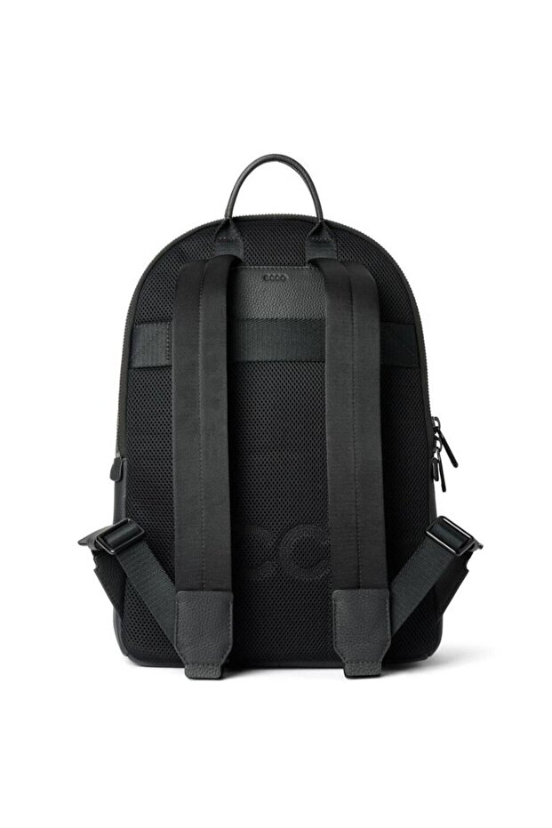 Round Pack L Soft Siyah Deri Çanta - 2