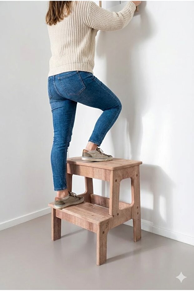 Basamaklı Mutfak Tabure Merdiven - 4