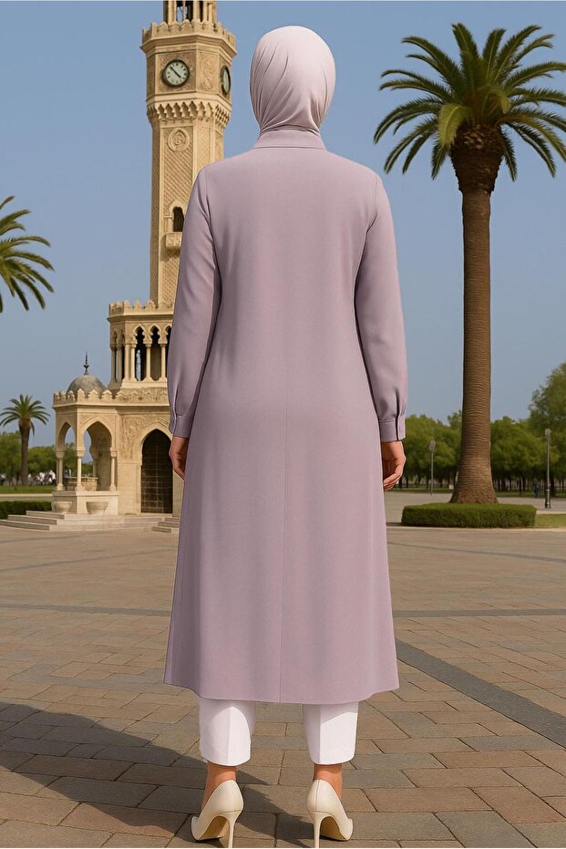 تونيك بأزرار مقاس كبير 44447 - 2