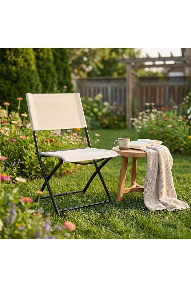 Aura Sandalye Krem - 4