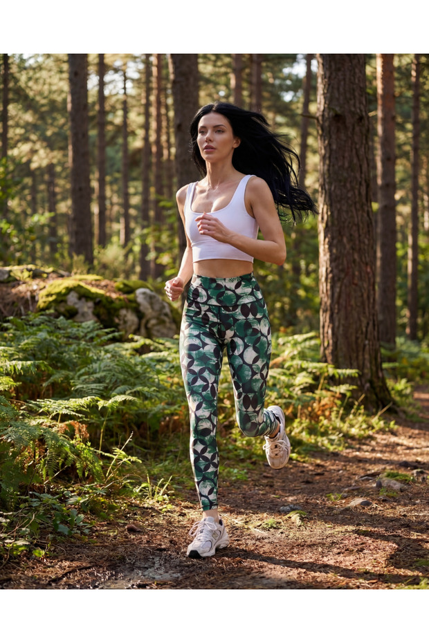 Patterned Tights Recovery Verdevibe - 1