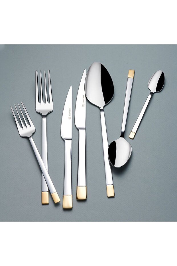 Polina Gold 84-Piece Fork, Spoon and Knife Set A2515