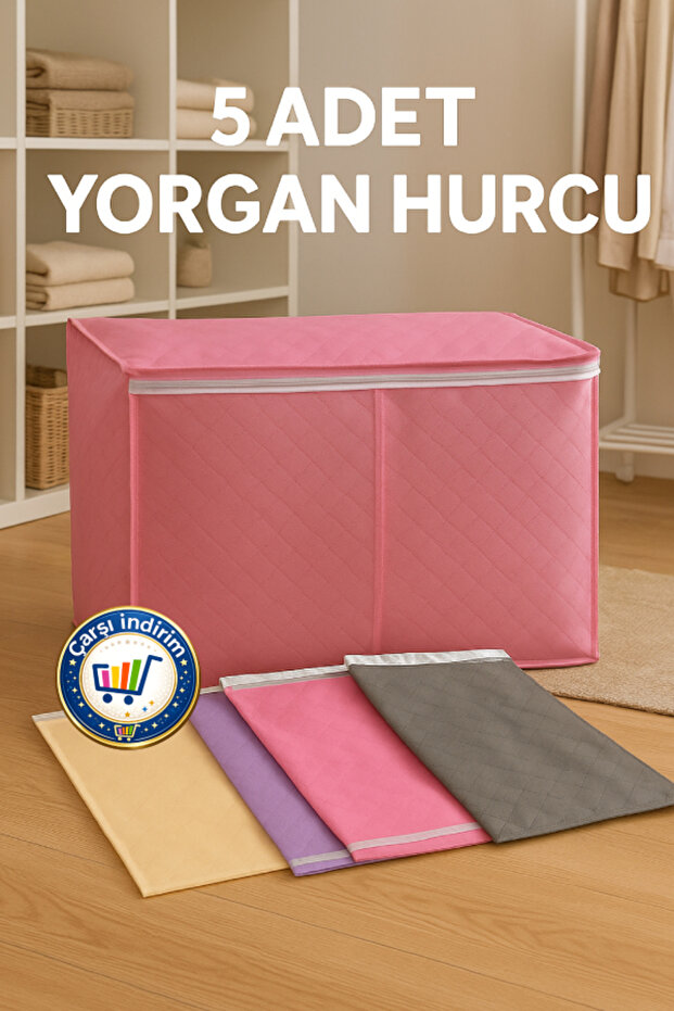5 Pieces Quilt Storage Bags Large Size Storage Bags for Moving Items