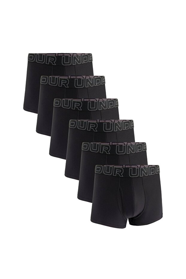 Herren Boxershorts, 6er Pack - Performance Tech Trunks Solid 3 in, Stretch, einfarbig - 1