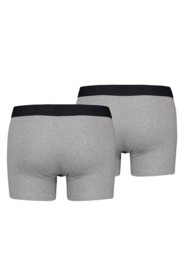 Herren Boxershorts, 4er Pack - Solid Basic Boxer Brief Organic, Logobund - 3