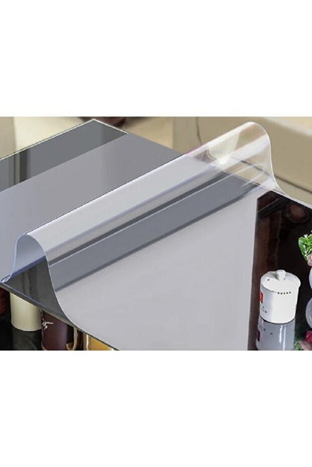 Transparent Table Protector, 120x60 Cm, 1mm Thickness - 4