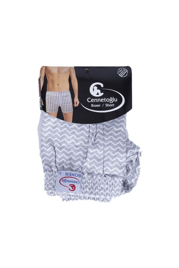 مجموعة من 9 قطع من الملاكمين بأزرار بنمط مختلط للرجال - 3