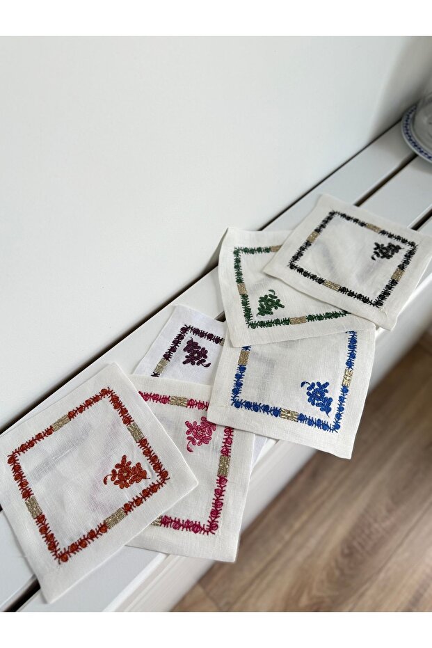 Her Pembe Kokteyl Peçetesi - 7