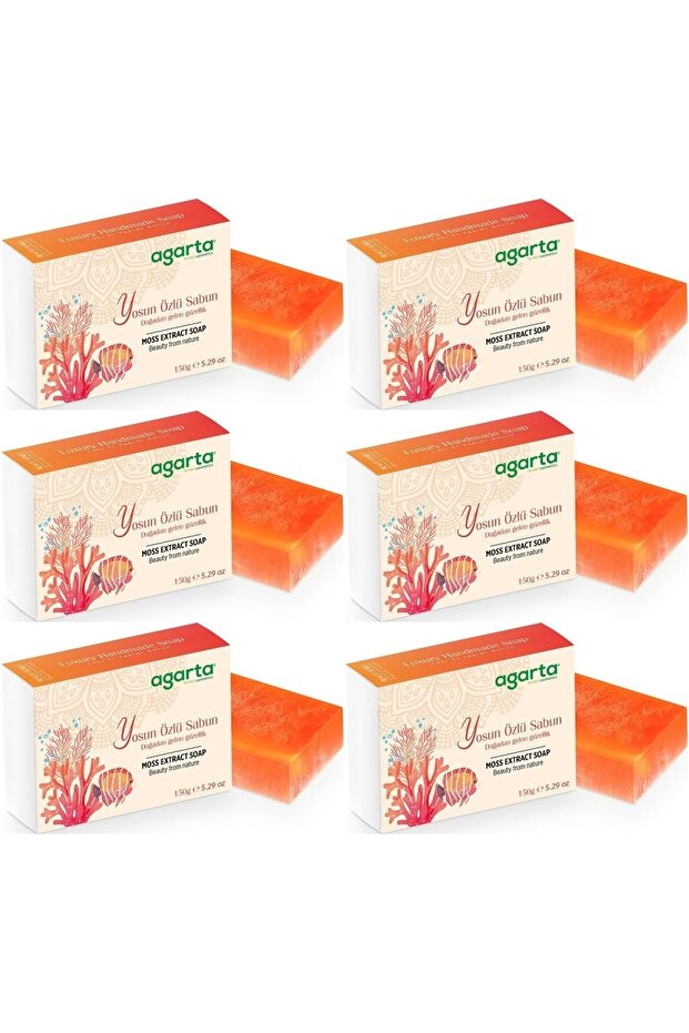 Handmade Natural Soap 150Gr with Seaweed Extract (Set of 6)