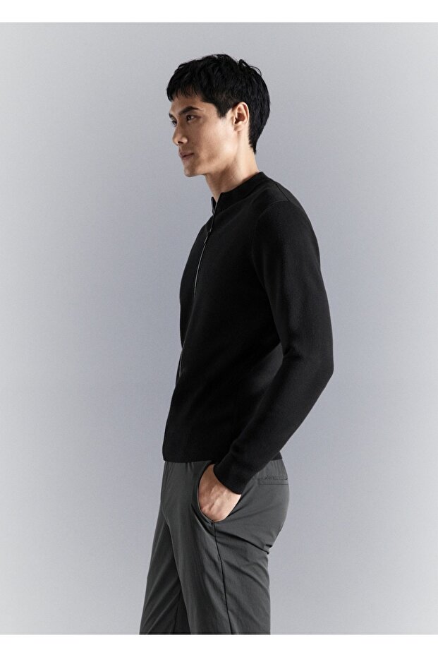 Comfort stretch triko hırka - 7