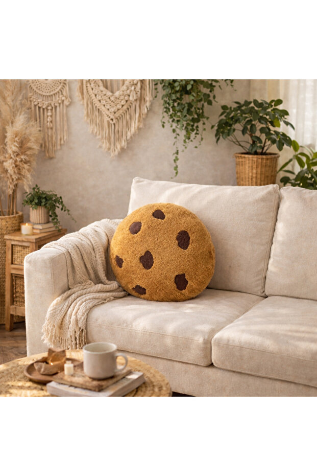 Cute Cookie Pillow Kirlent & Cat Dog Bed & Plush Toy Cookie Pillow