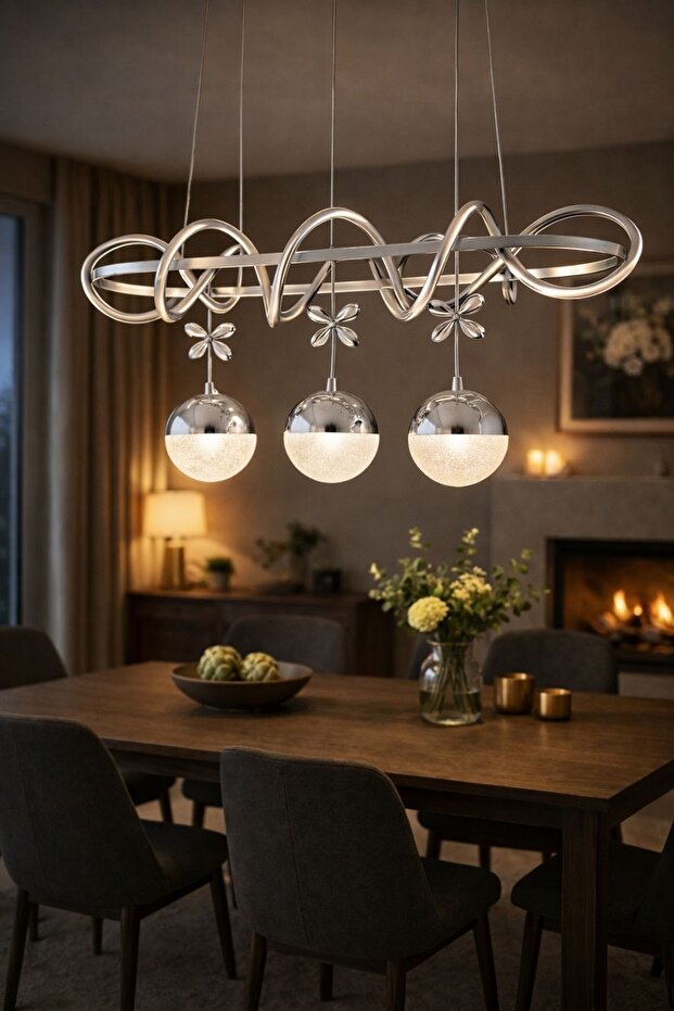 BUSE MASAÜSTÜ LEDLİAVİZE KROM - 1